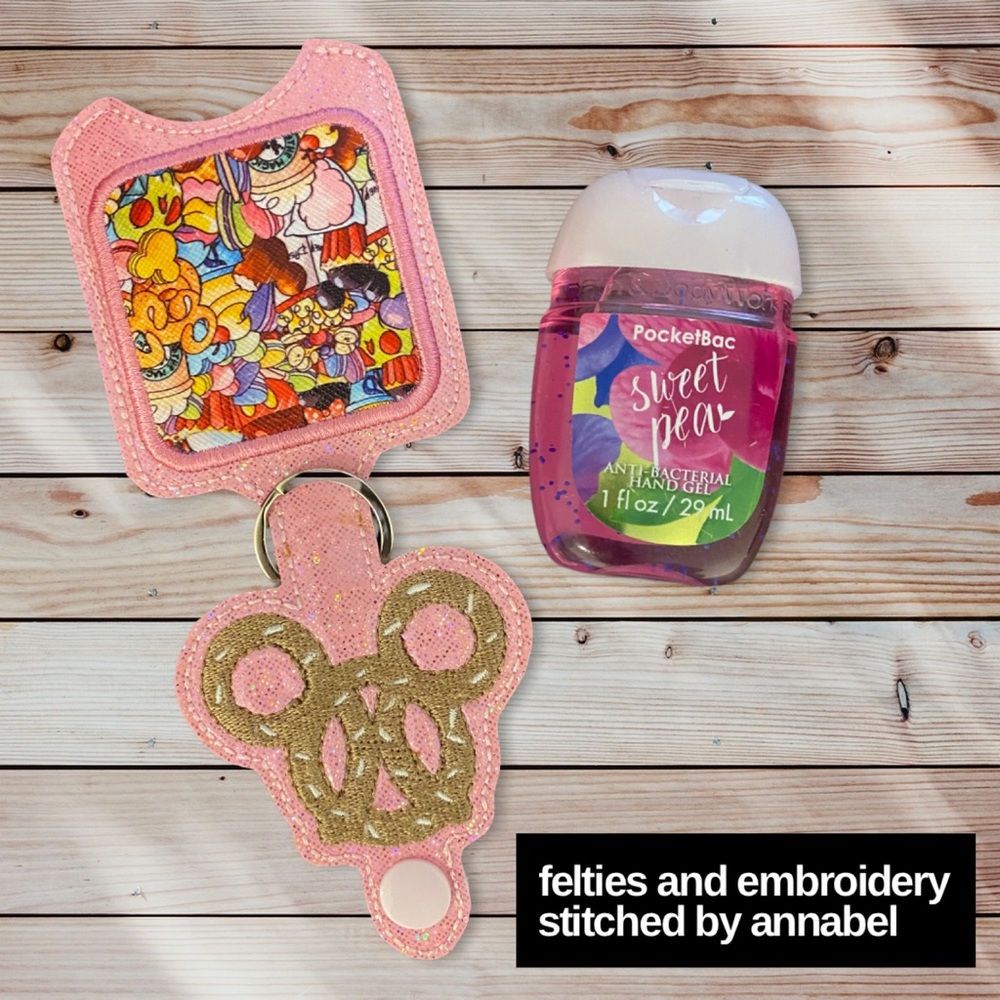 New hand sanitizer, pretzel fold over style, for Bath & Body Works PocketBacs